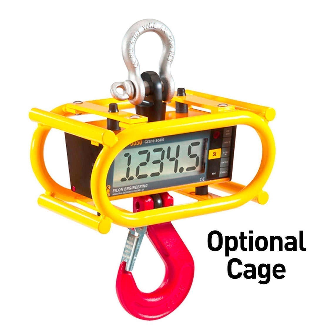 Ron 3050 Crane Scale with optional cage shown