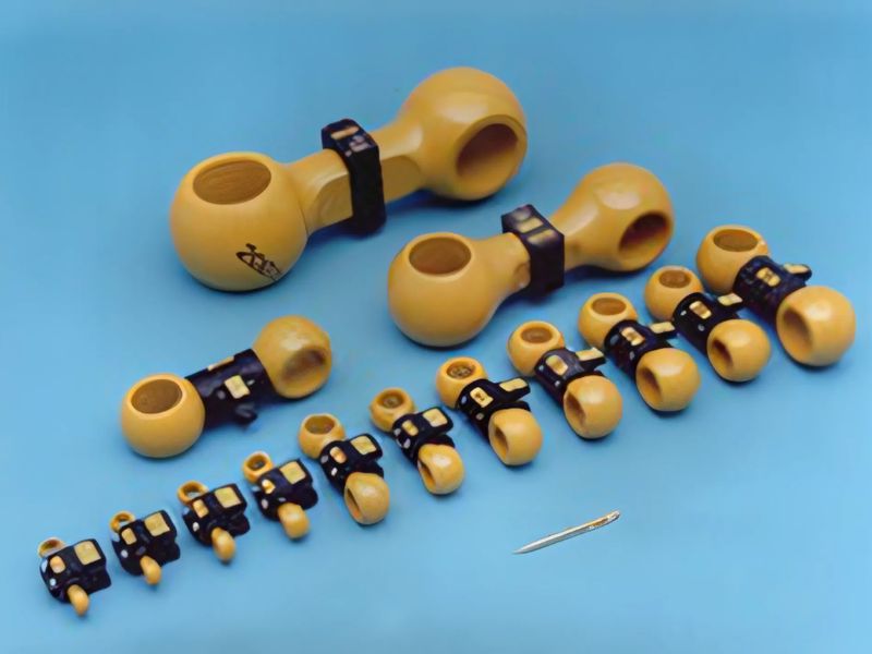 Array of Eilon Engineering load cells from small to large capacities
