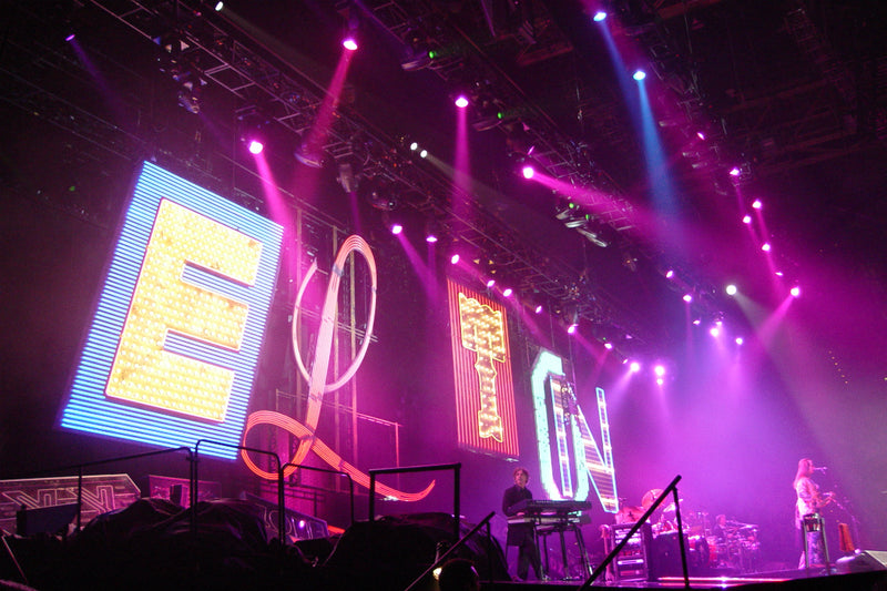 Ron Load cells monitoring lighting rigging at Elton John Concert