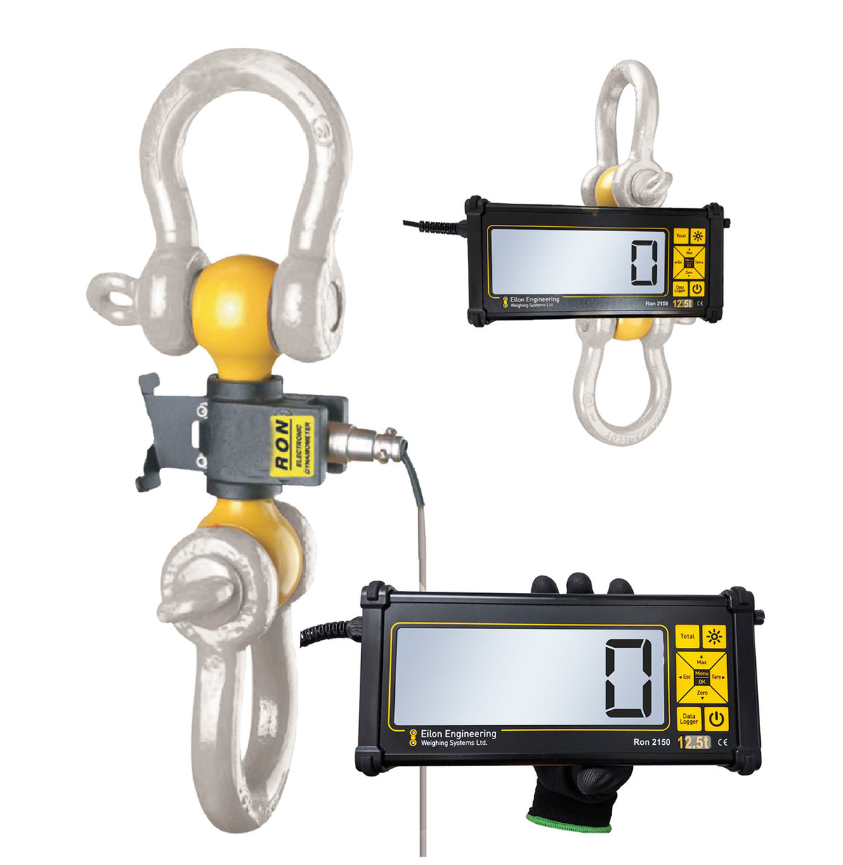 Tom Dynamometer Ron 2150S Wired Dynamometer β High-Precision Industrial Weighing ...