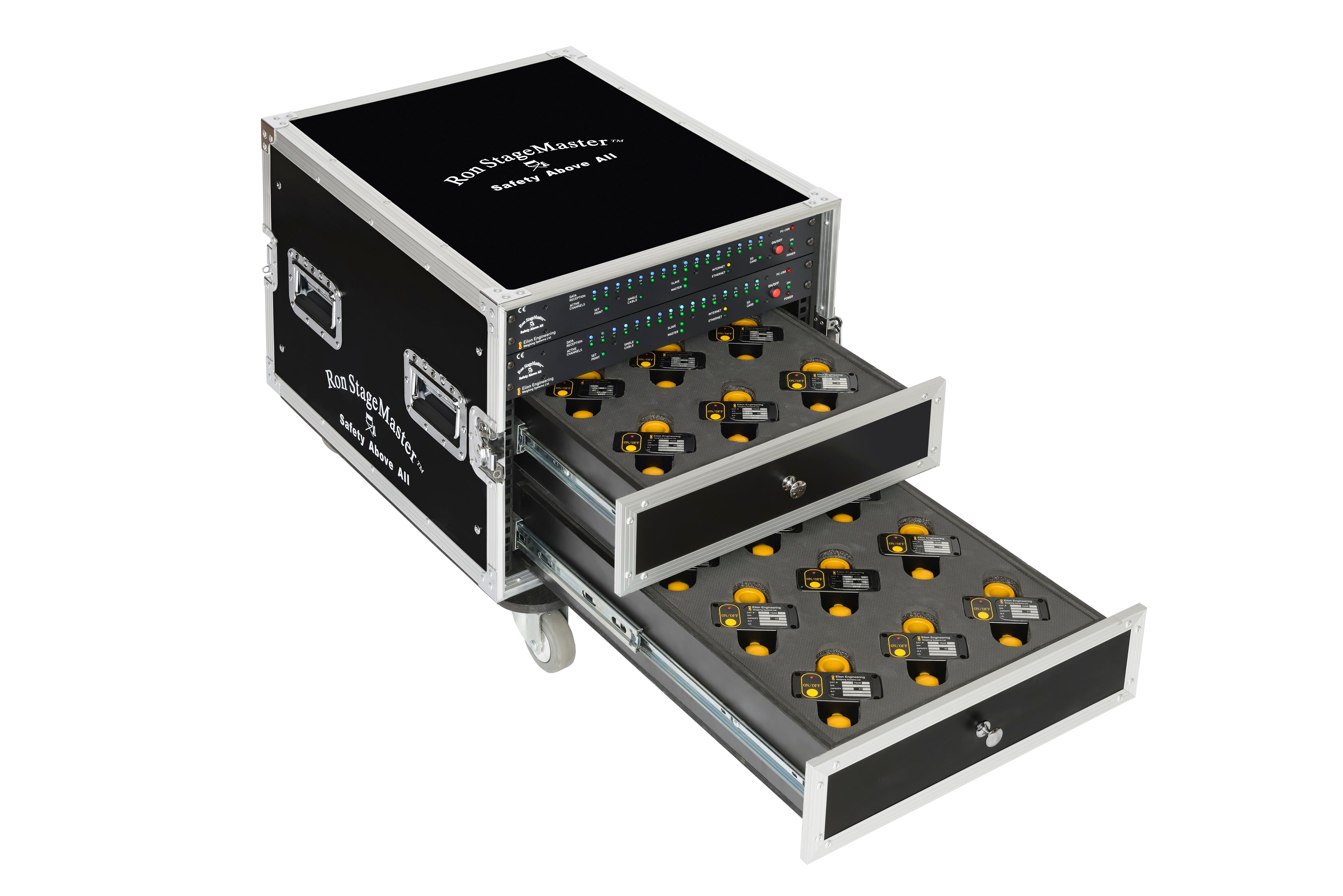 Case Load Box Flight Case for Up 24 Load Cells – Eilon Engineering