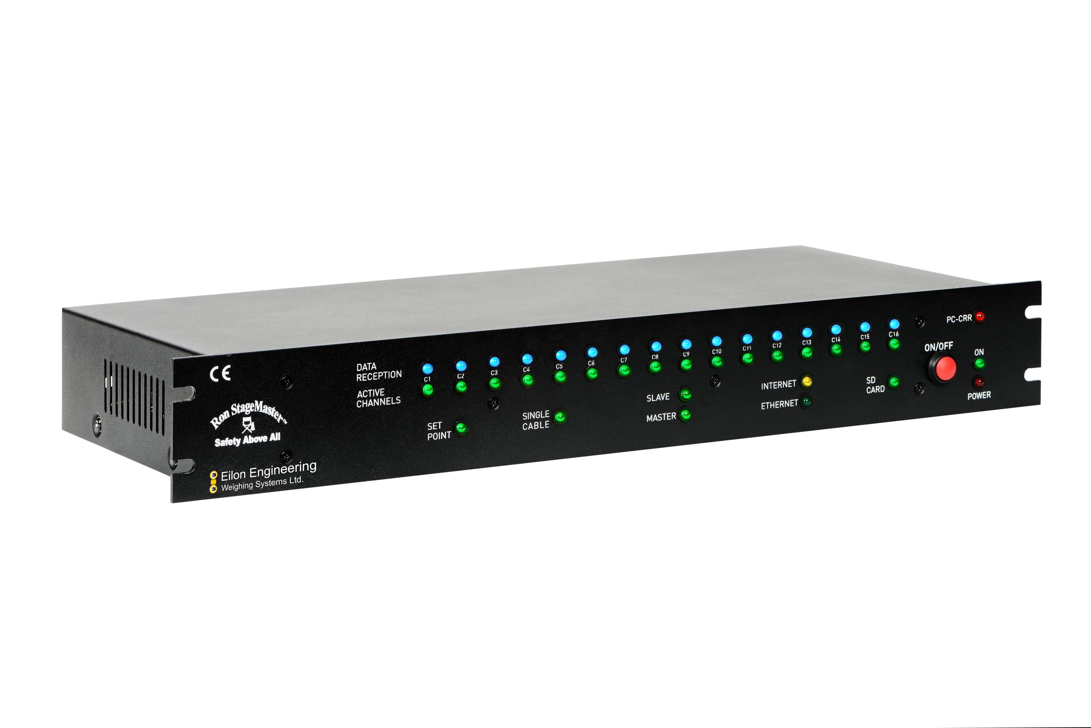 Rack Mount 19" - Premium (Up to 200 Load Cells) (CR-RM) - Eilon Engineering 