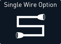 Single wire option for the wireless receiver (Premium Receivers)