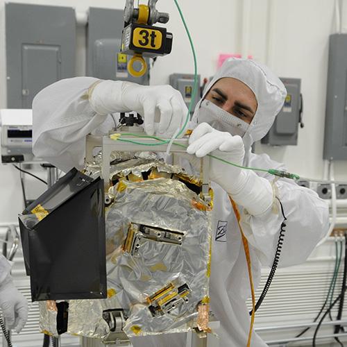 Wireless Ron 2501 system used on Ball Aerospace satellite