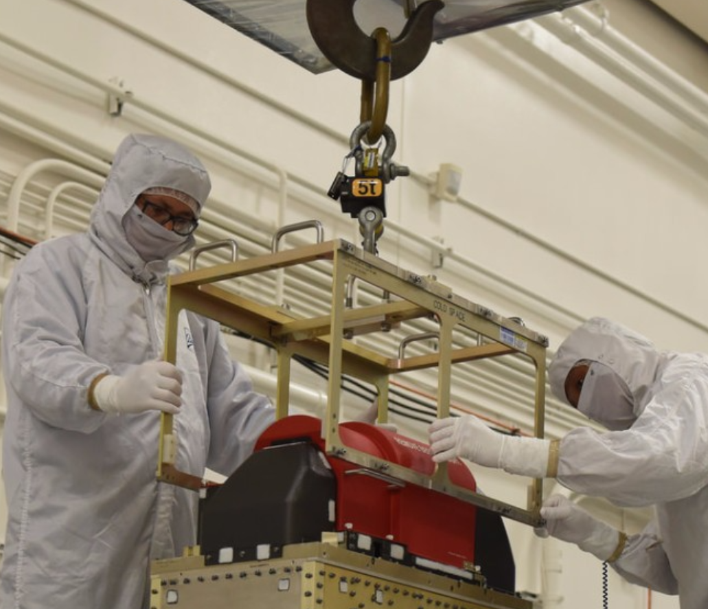 A 5-ton dynamometer used at Ball Aerospace on the JPSS-1 satellite